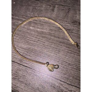 Vintage Ambassador Gold Tone Herringbone Bracelet